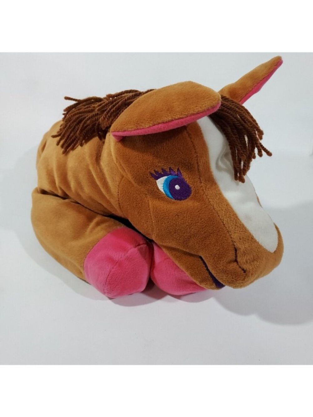Lisa Frank Rainbow Chaser 22" Brown Horse Plush Vintage 1990's - Picture 2 of 13